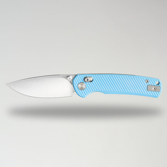 Vixino Rockshark - Pocket Knife - 14C28N - Blue G10 - X501-G3